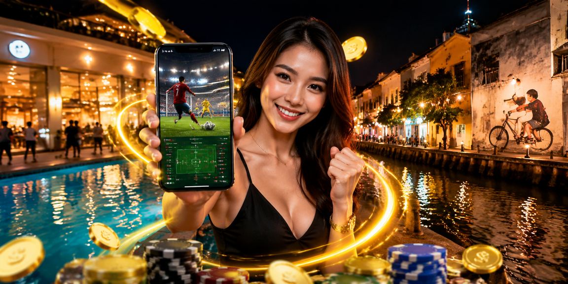 Pemain di Pulau Pinang menggunakan platform pertaruhan bola sepak f40 pada telefon pintar